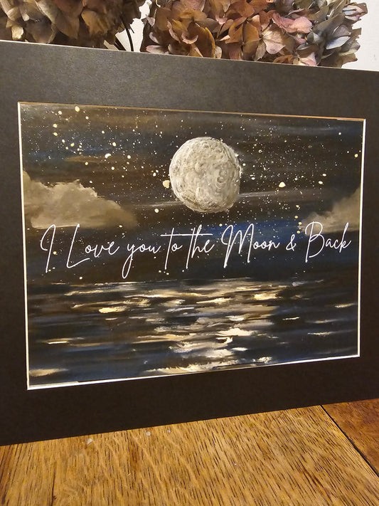Love You to the Moon Print 2