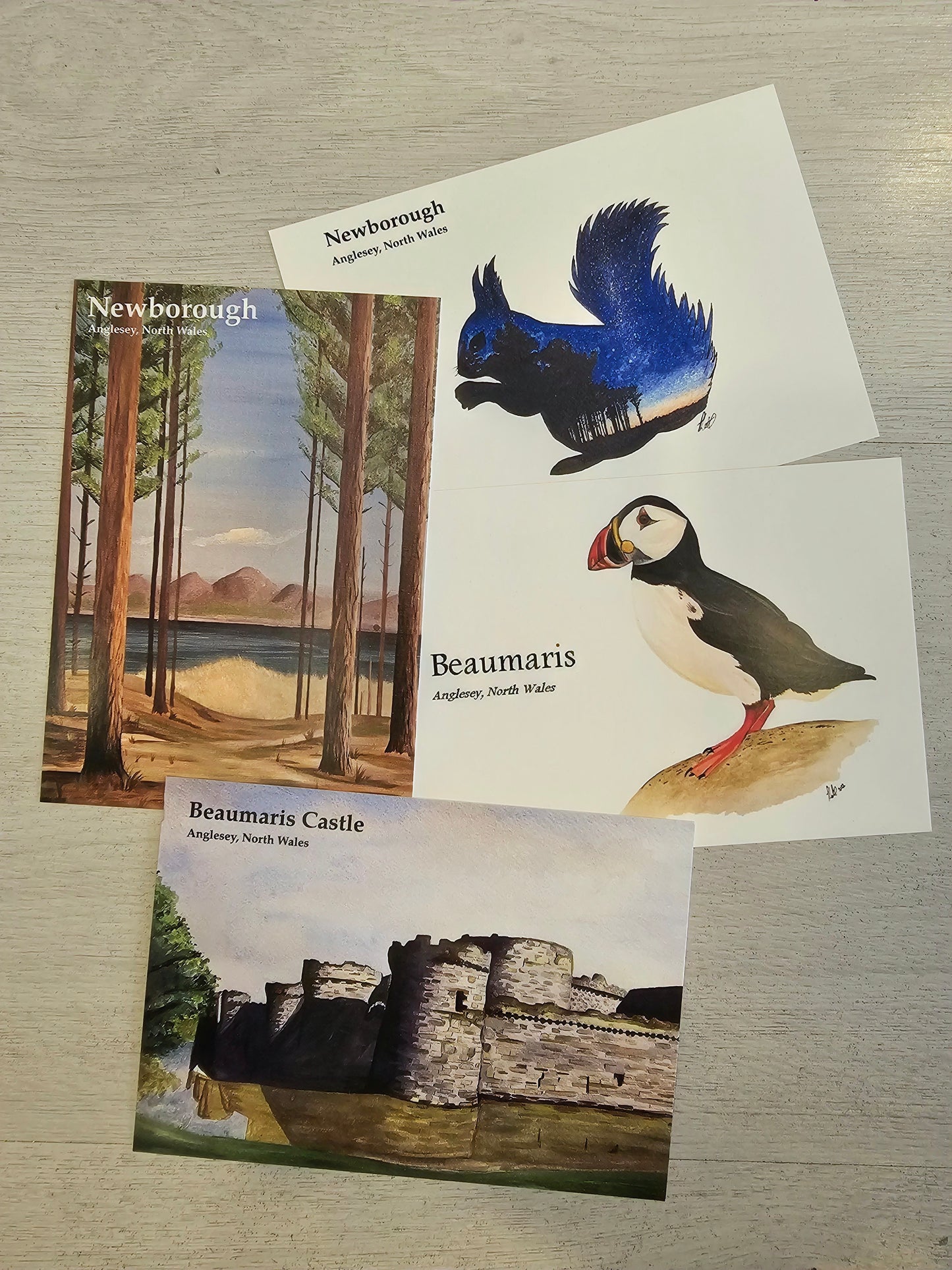 I've Been to Puffin Island Postcard