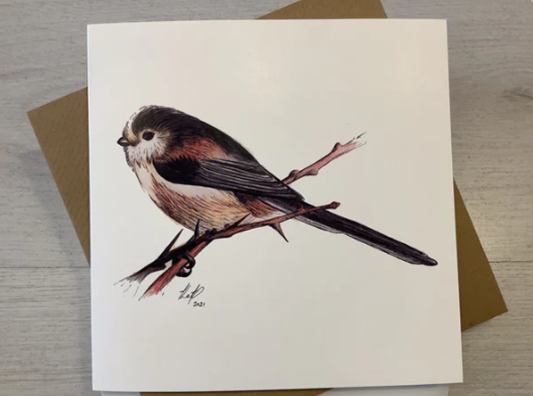 Long Tailed Tit Card