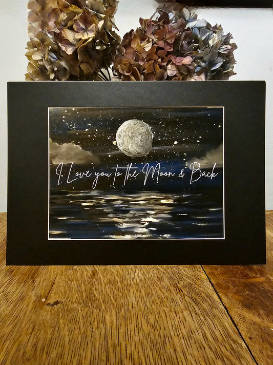 Love You to the Moon Print 1
